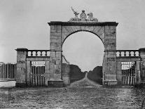 The Lion Gate at Mote Park, the Crofton Family Home, C.1859-Augusta Crofton-Framed Giclee Print