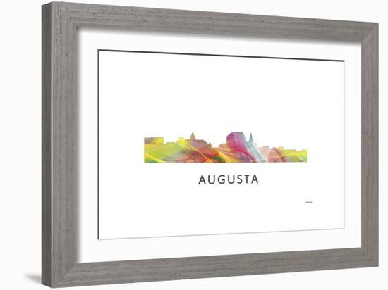 Augusta Georgia Skyline-Marlene Watson-Framed Giclee Print