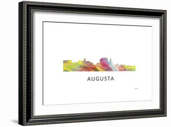 Augusta Georgia Skyline-Marlene Watson-Framed Giclee Print