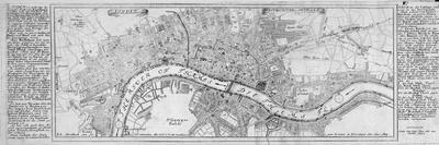 Map of London, 1700-Augustae Vindelicorum-Framed Premier Image Canvas