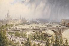 St Paul's from Waterloo Bridge-Auguste Ballin-Giclee Print