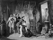 Interior of Bruyas's Study, 1848-Auguste Barthelemy Glaize-Giclee Print