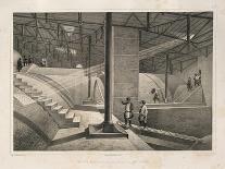 Construction Work Ca 1838 (From: the Construction of the Saint Isaac's Cathedra), 1845-Auguste de Montferrand-Giclee Print