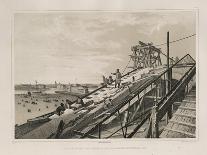 Construction Work in 1838 (From: the Construction of the Saint Isaac's Cathedra), 1845-Auguste de Montferrand-Giclee Print