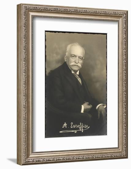 Auguste Escoffier French Chef-null-Framed Photographic Print