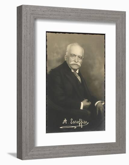 Auguste Escoffier French Chef-null-Framed Photographic Print