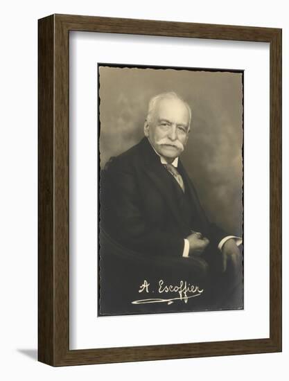 Auguste Escoffier French Chef-null-Framed Photographic Print