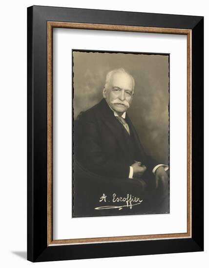 Auguste Escoffier French Chef-null-Framed Photographic Print