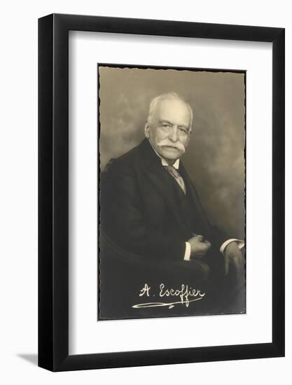 Auguste Escoffier French Chef-null-Framed Photographic Print