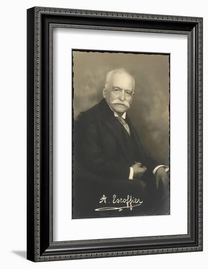 Auguste Escoffier French Chef-null-Framed Photographic Print