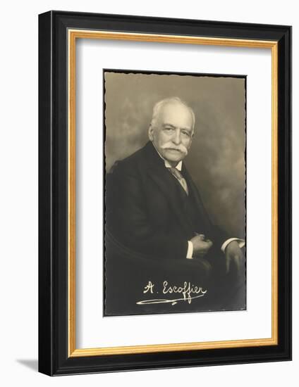 Auguste Escoffier French Chef-null-Framed Photographic Print