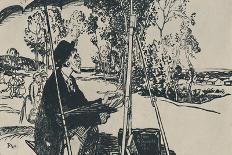 'Le Paysagiste', 1919-Auguste Lepere-Framed Giclee Print