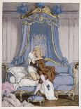 Giovanni Giacomo Casanova Italian Adventurer, He Finds Zeroli Asleep-Auguste Leroux-Framed Art Print