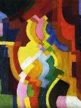With a Yellow Jacket, 1913-Auguste Macke-Giclee Print
