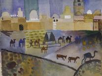 Indians on Horseback. 1911-August Macke-Giclee Print