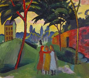 Auguste Macke Children Art For Sale Prints Paintings Posters