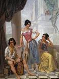 Group of Gypsies, 1849-Auguste Migette-Giclee Print