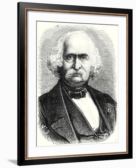 Auguste Perdonnet Director of the Central School of Arts and Manufacturing Between 1862 and 1867-null-Framed Giclee Print