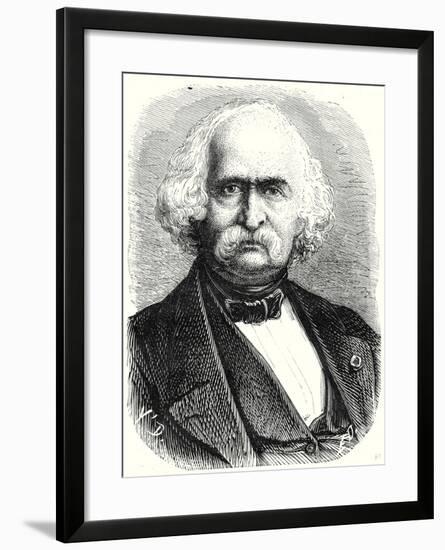 Auguste Perdonnet Director of the Central School of Arts and Manufacturing Between 1862 and 1867-null-Framed Giclee Print