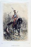 Dragon De L'Imperatice, (Light Dragoon), 1859-Auguste Raffet-Mounted Giclee Print
