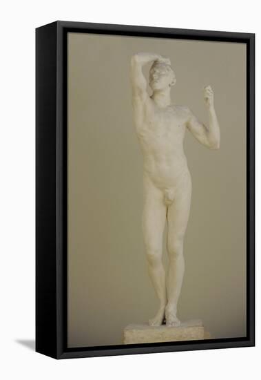 Auguste Rodin (1840-1917). the Age of Bronze. Plaster.-Auguste Rodin-Framed Premier Image Canvas