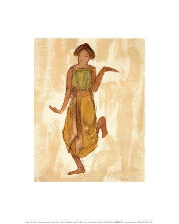 Cambodian Dancer' Print - Auguste | Art.com