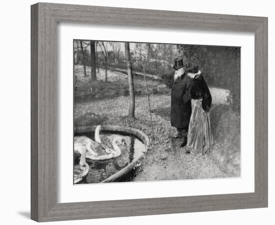 Auguste Rodin, French Sculptor, 1895-null-Framed Giclee Print