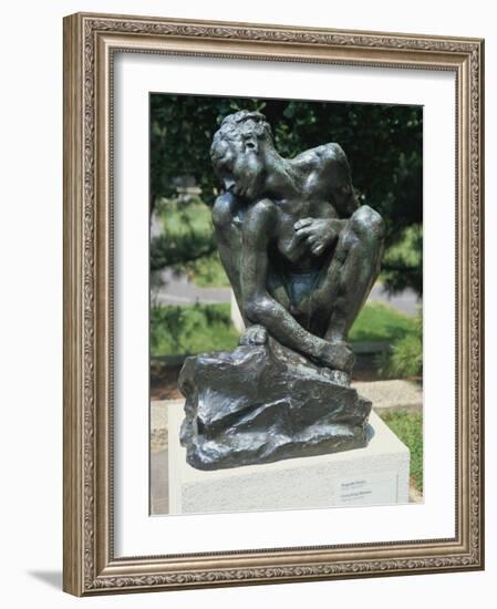 Auguste Rodin Sculpture in the Hirshhorn Sculpture Garden, Washington D.C., USA-Hodson Jonathan-Framed Photographic Print