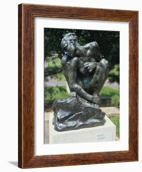 Auguste Rodin Sculpture in the Hirshhorn Sculpture Garden, Washington D.C., USA-Hodson Jonathan-Framed Photographic Print