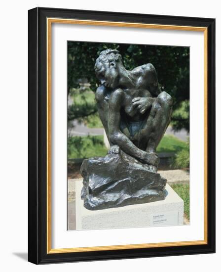 Auguste Rodin Sculpture in the Hirshhorn Sculpture Garden, Washington D.C., USA-Hodson Jonathan-Framed Photographic Print