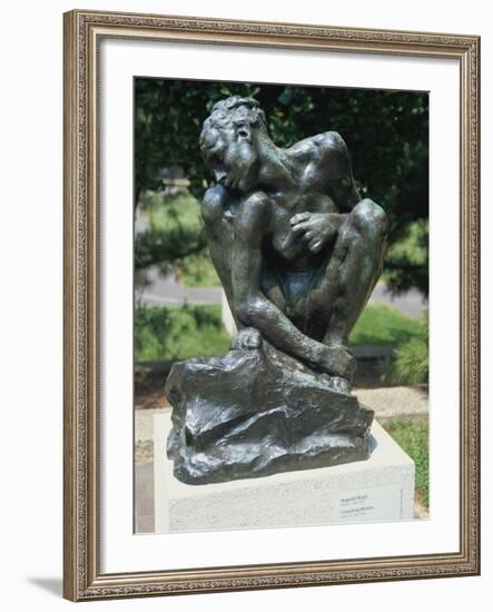 Auguste Rodin Sculpture in the Hirshhorn Sculpture Garden, Washington D.C., USA-Hodson Jonathan-Framed Photographic Print