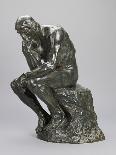 Statue of the Thinker on Auguste Rodin's Tomb in the Park of Villa des Brillants-Auguste Rodin-Giclee Print