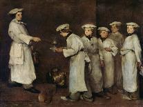 The Young Cook, 1855-70 (Oil on Canvas)-Auguste Theodule Ribot-Giclee Print