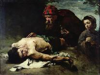 Saint Sebastian, Martyr, C.1865 (Oil on Canvas)-Auguste Theodule Ribot-Giclee Print