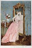 In the Mirror, 1890-Auguste Toulmouche-Framed Giclee Print