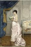 You Are My Valentine, Love Letter with Roses-Auguste Toulmouche-Giclee Print