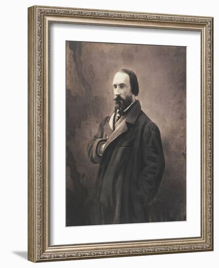 Auguste Vacquerie, C.1865-Nadar-Framed Giclee Print