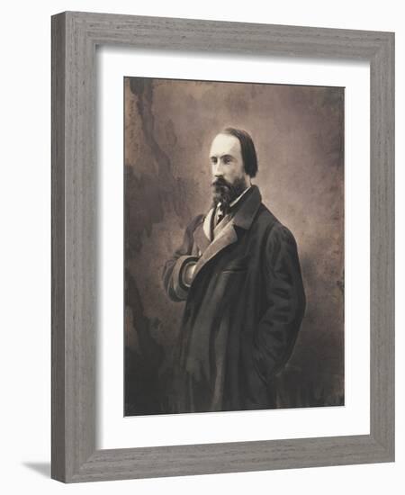 Auguste Vacquerie, C.1865-Nadar-Framed Giclee Print