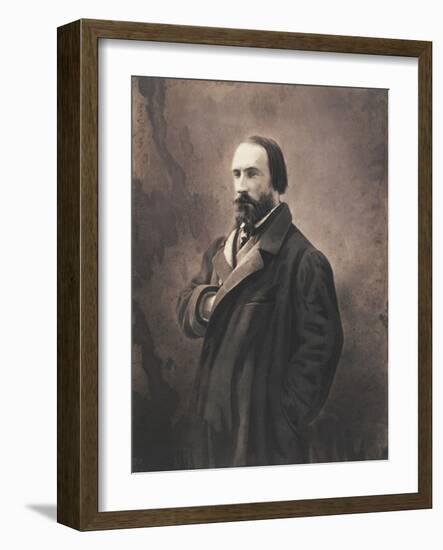 Auguste Vacquerie, C.1865-Nadar-Framed Giclee Print