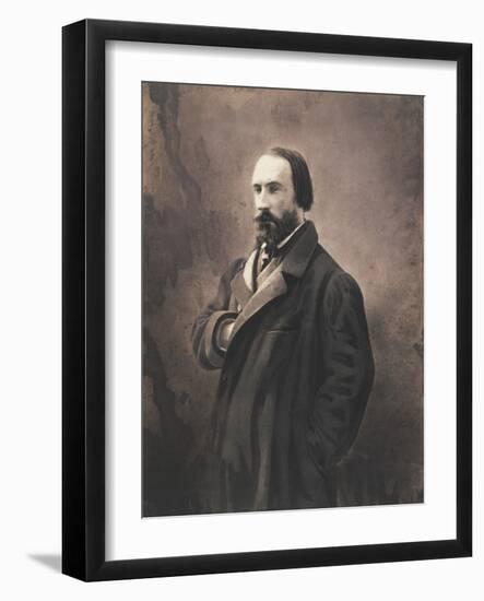 Auguste Vacquerie, C.1865-Nadar-Framed Giclee Print