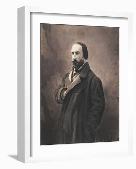 Auguste Vacquerie, C.1865-Nadar-Framed Giclee Print