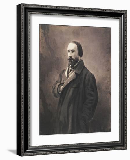 Auguste Vacquerie, C.1865-Nadar-Framed Giclee Print