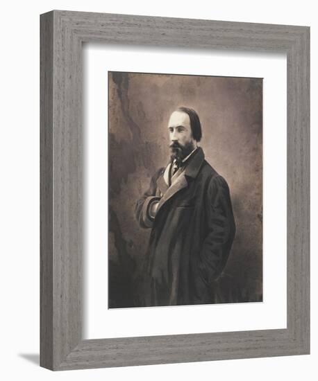 Auguste Vacquerie, C.1865-Nadar-Framed Giclee Print