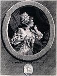 Album factice : Femme à sa toilette-Augustin De Saint-aubin-Giclee Print