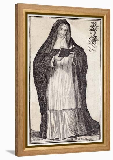 Augustine Nun-null-Framed Stretched Canvas