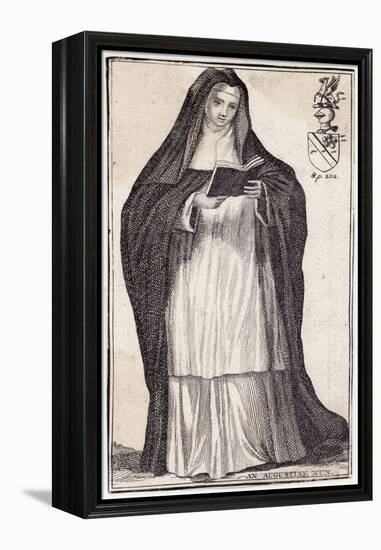 Augustine Nun-null-Framed Stretched Canvas