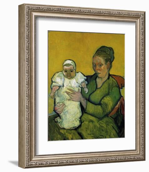 Augustine Roulin with Her Baby-Vincent van Gogh-Framed Art Print