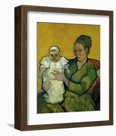 Augustine Roulin with Her Baby-Vincent van Gogh-Framed Art Print