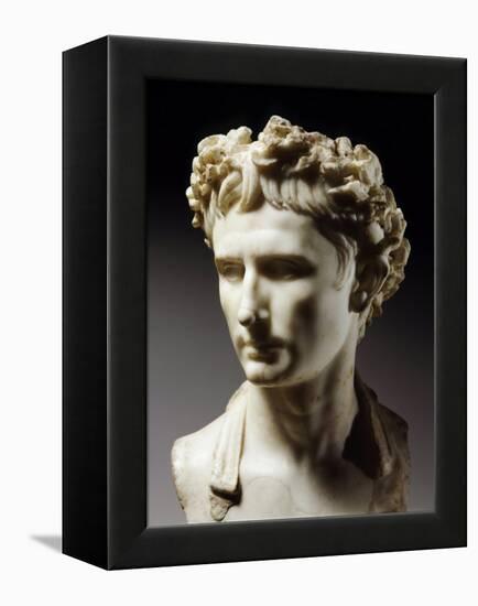 Augustus, 63 BC-14 AD, Roman emperor-null-Framed Premier Image Canvas