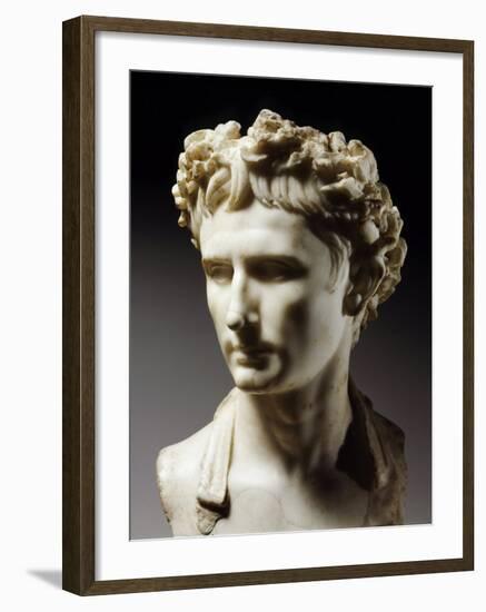 Augustus, 63 BC-14 AD, Roman emperor-null-Framed Photographic Print